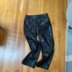Pleather pants
